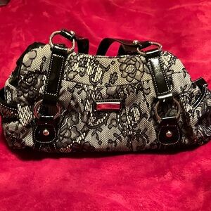 Chic Black Lace Women's Shoulder Bag